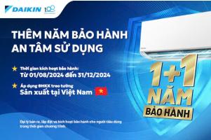 Mua Ngay Daikin - Thêm Năm Bảo Hành - An Tâm Chất “Nhật”