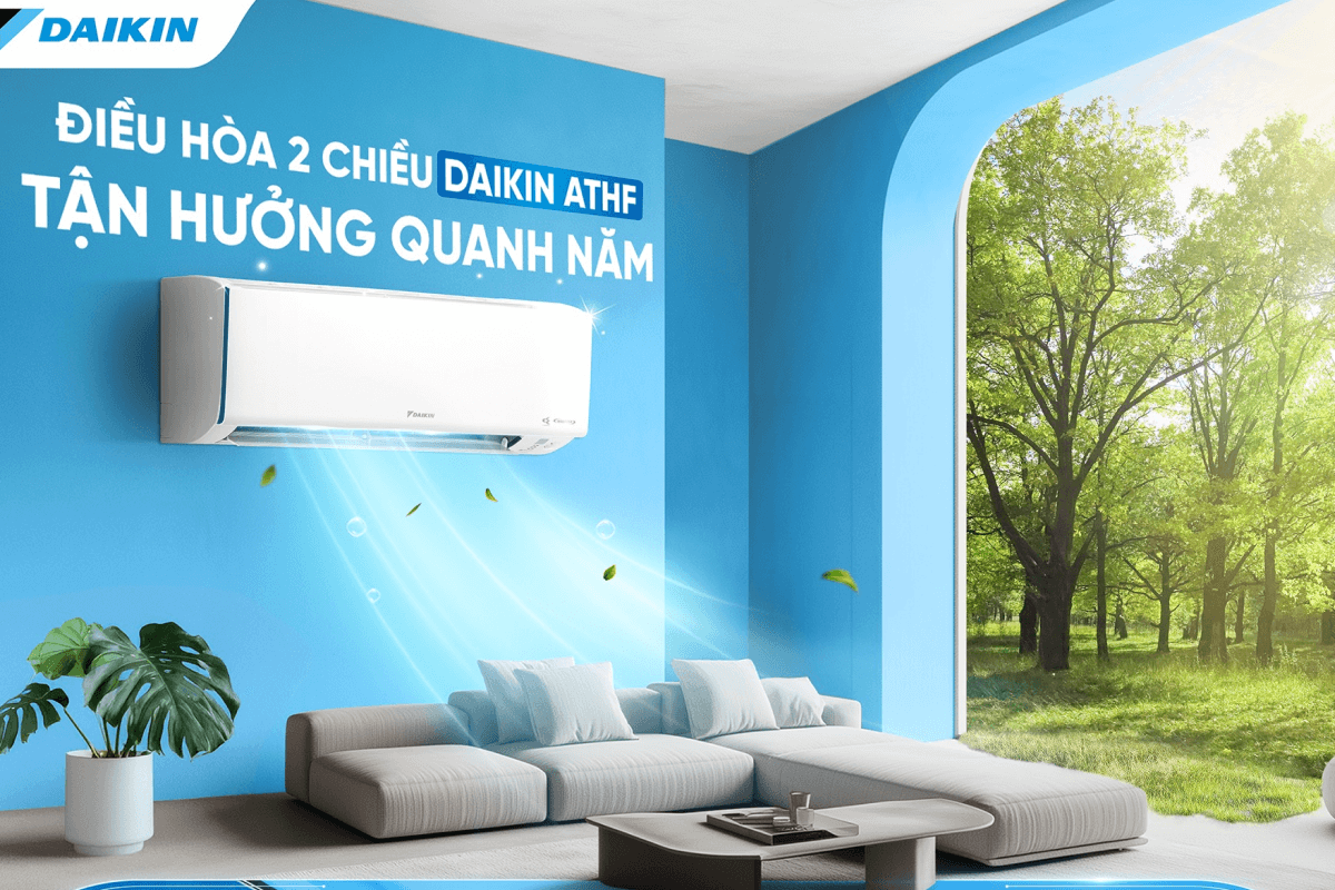 Hệ thống làm lạnh nhanh cho không gian lớn, tiết kiệm điện