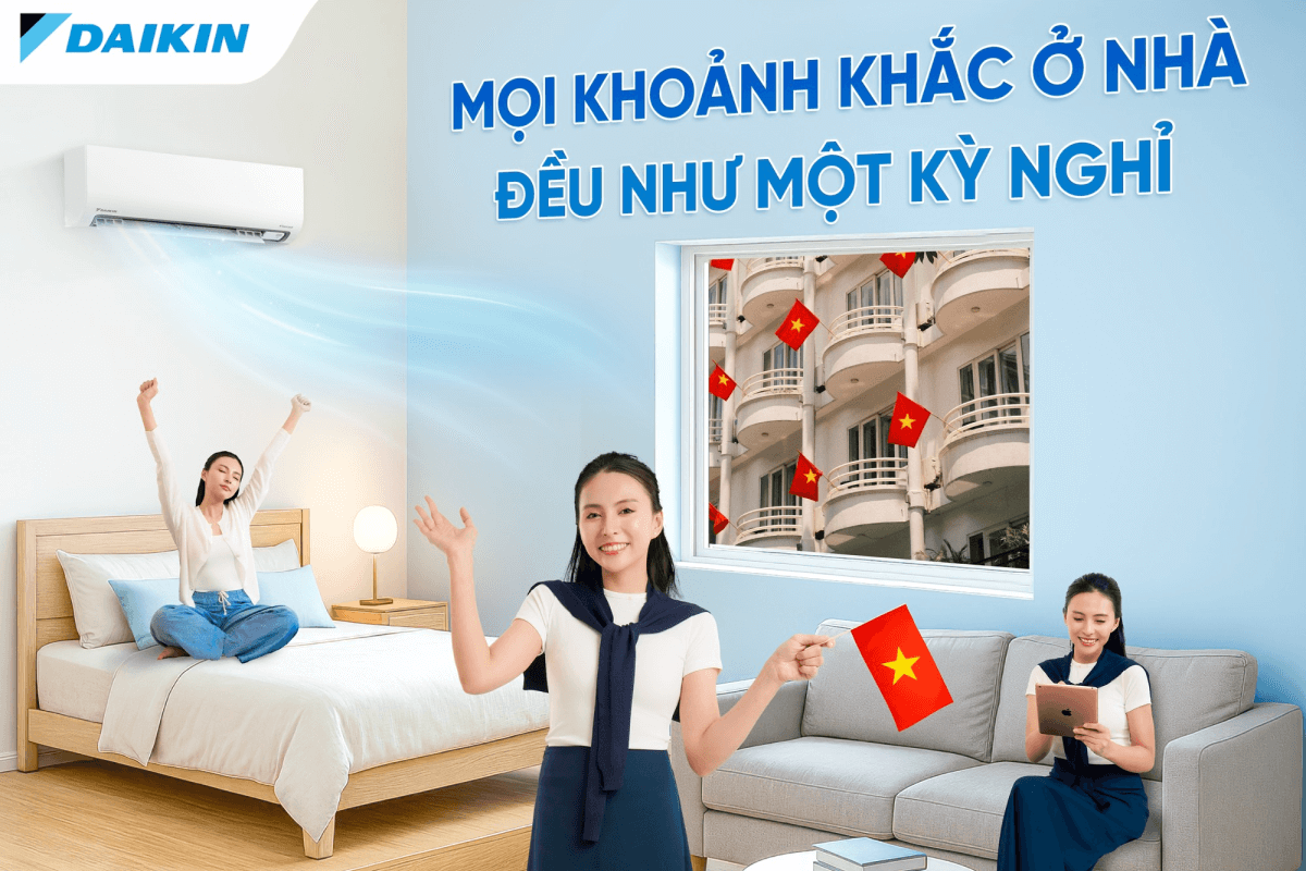 Tận hưởng không khí trong lành ở mọi góc nhà