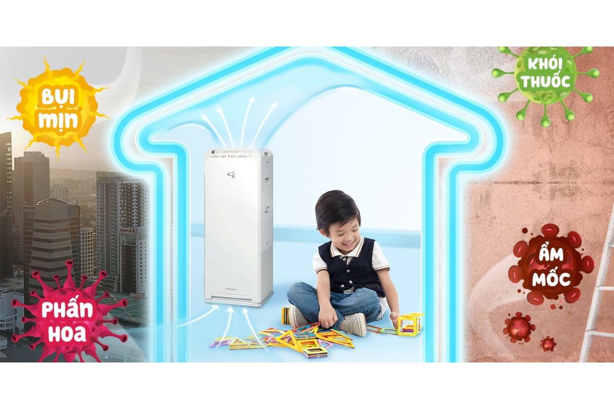 Lợi ích của máy lọc không khí tạo ẩm