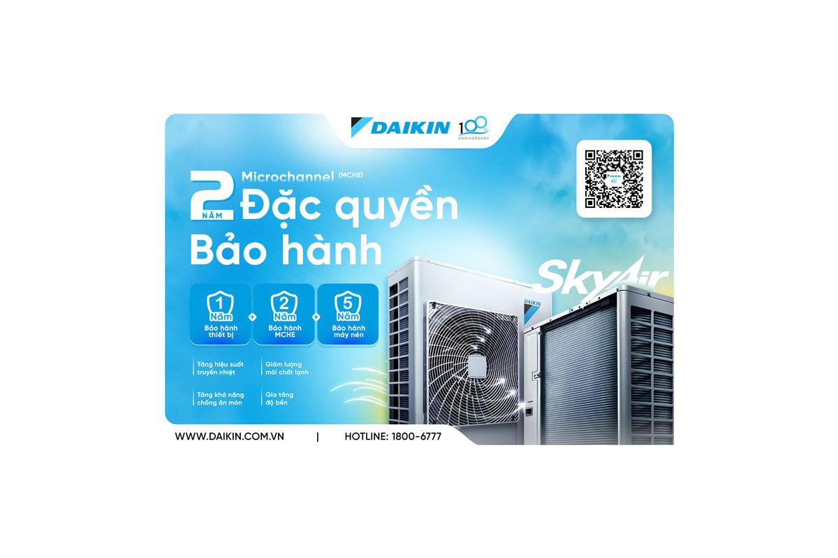 Microchannel - Đặc Quyền 2 Năm Bảo Hành