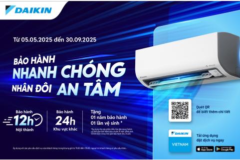 Chương Trình “Bảo Hành Nhanh Chóng, Nhân Đôi An Tâm”
