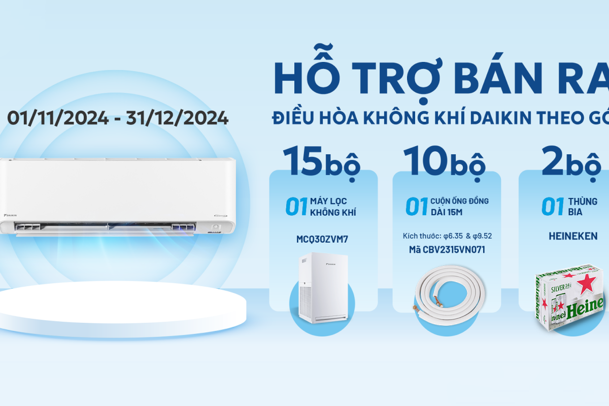 Chương Trình "Hỗ Trợ Bán Ra Điều Hòa Không Khí Theo Gói"