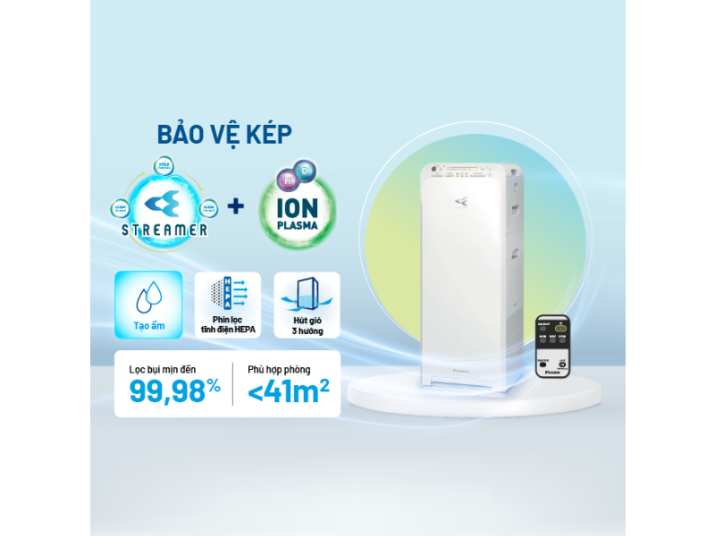 Máy lọc không khí tạo ẩm MCK55TVM6