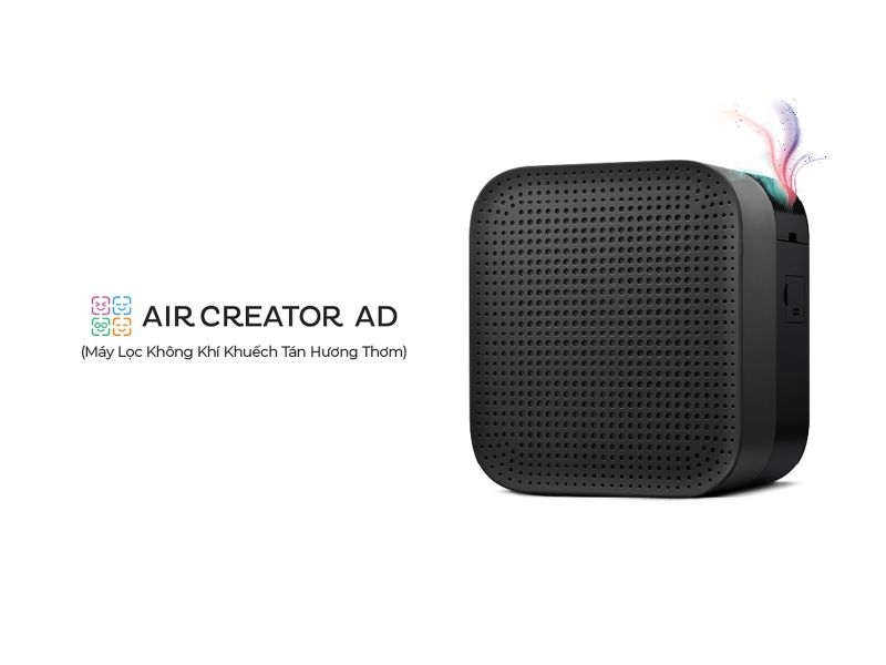 AIR CREATOR - M&aacute;y lọc kh&ocirc;ng kh&iacute; khuếch t&aacute;n hương thơm MCMH55AVM7K (M&agrave;u Đen) - Trang